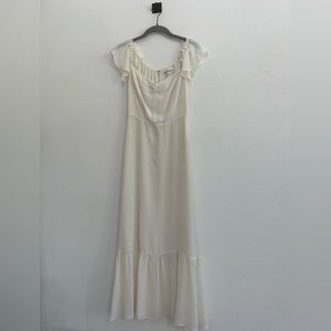 Reformation Ivory Butterfly Dress size 2